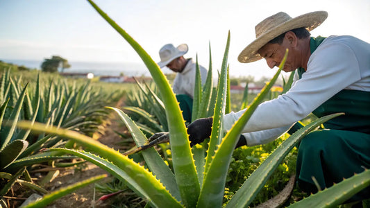 European Organic Aloe Vera Skincare Product Showcasing Natural Vegan Ingredients and Wellness Ritual
