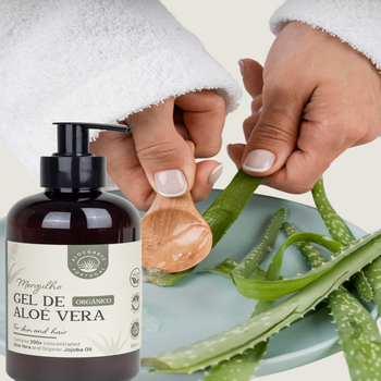 Organic Portuguese Aloe Vera Skincare: Hydrating Natural Gel from Algarve's Botanical Wellness Collection
