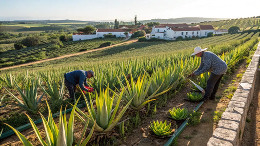 Alt text en español:

Aloe vera orgánico de Portugal, crema facial natural con ingredientes ecológicos para cuidado de piel sensible
