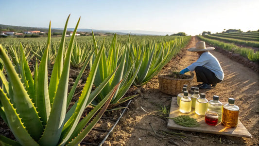 Alt texto para la imagen: Gel Orgánico de Aloe Vera Natural de Aloegarve, Cuidado Facial Ecológico de Europa
