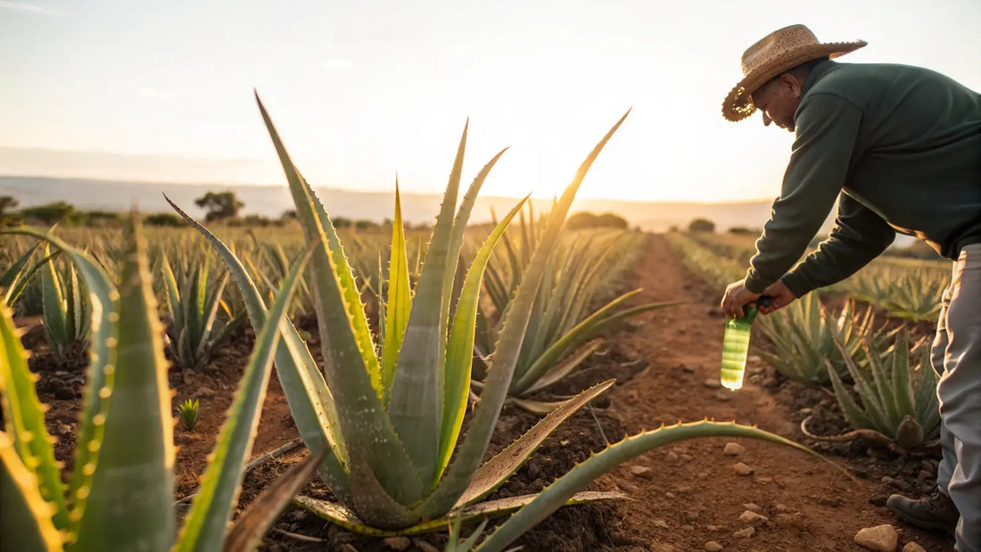 Veganes Aloe Vera Gel für Hautbarriere Regeneration nach chemischem Peeling - natürliche Pflege aus Portugal
