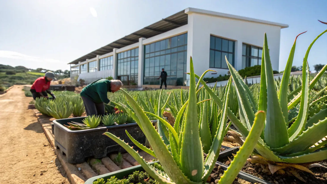 Natural Organic Aloe Vera Skincare Product from European Coastal Botanical Wellness Collection
