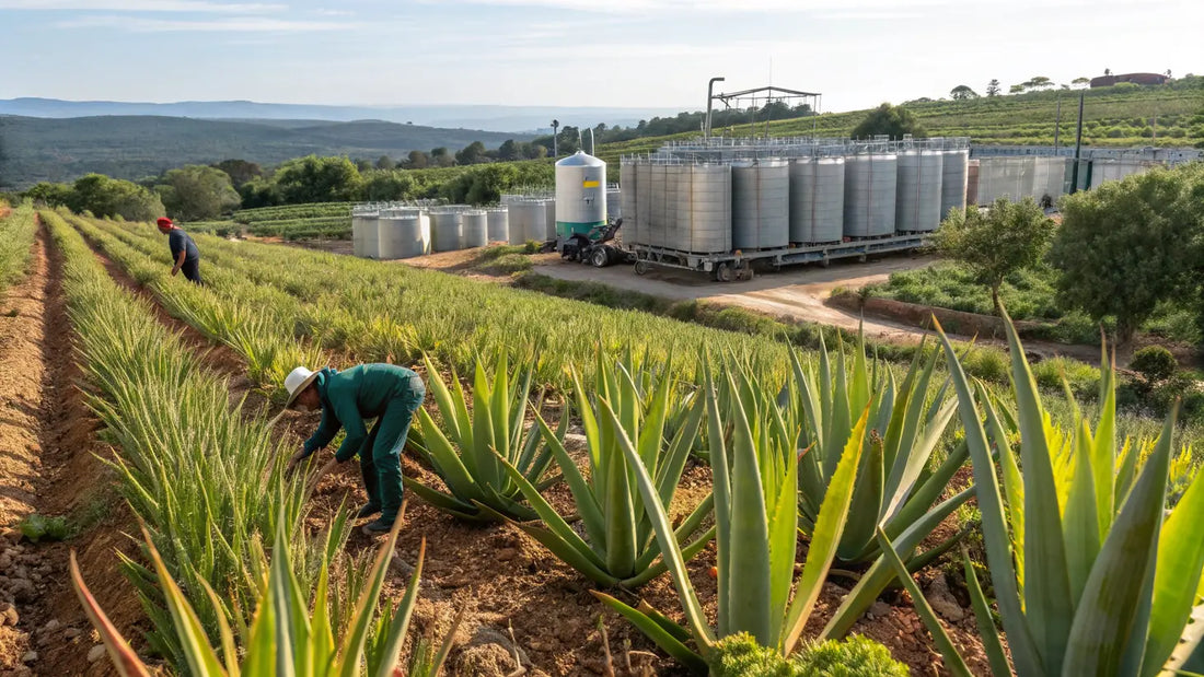 Gel de Aloe Vera Orgánico Portugués: Hidratación Natural para Piel Sensible desde Plantaciones Ecológicas
