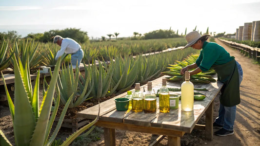 Organic Aloe Vera Gel Comparison: Pure Extract vs Enhanced European Skincare Blend
