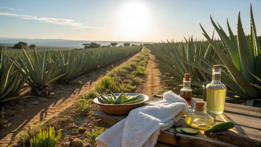 Natural European Organic Aloe Vera Skincare Treatment for Dark Spot Removal and Skin Brightening
