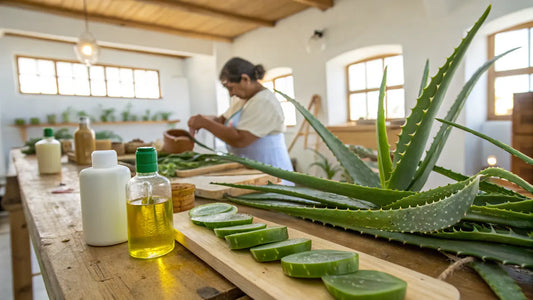 Crème Anti-Âge Aloe Vera Bio Européenne Hydratante pour Rajeunissement Naturel de la Peau
