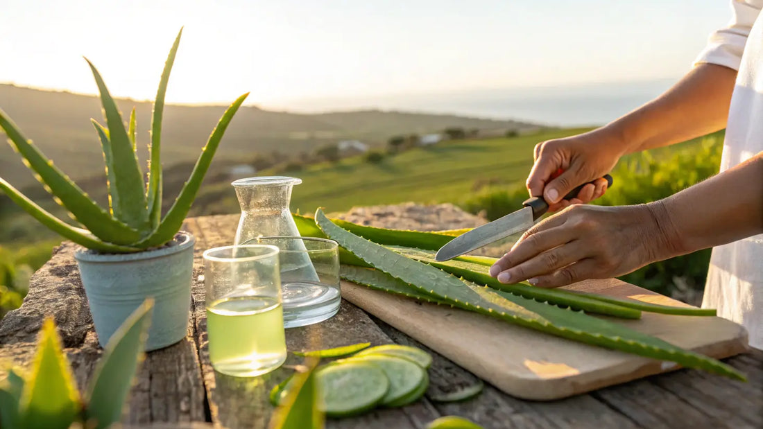 Aloe Vera Bio Orgânico da Aloegarve: Hidratação Natural do Algarve em Produtos de Skincare Veganos
