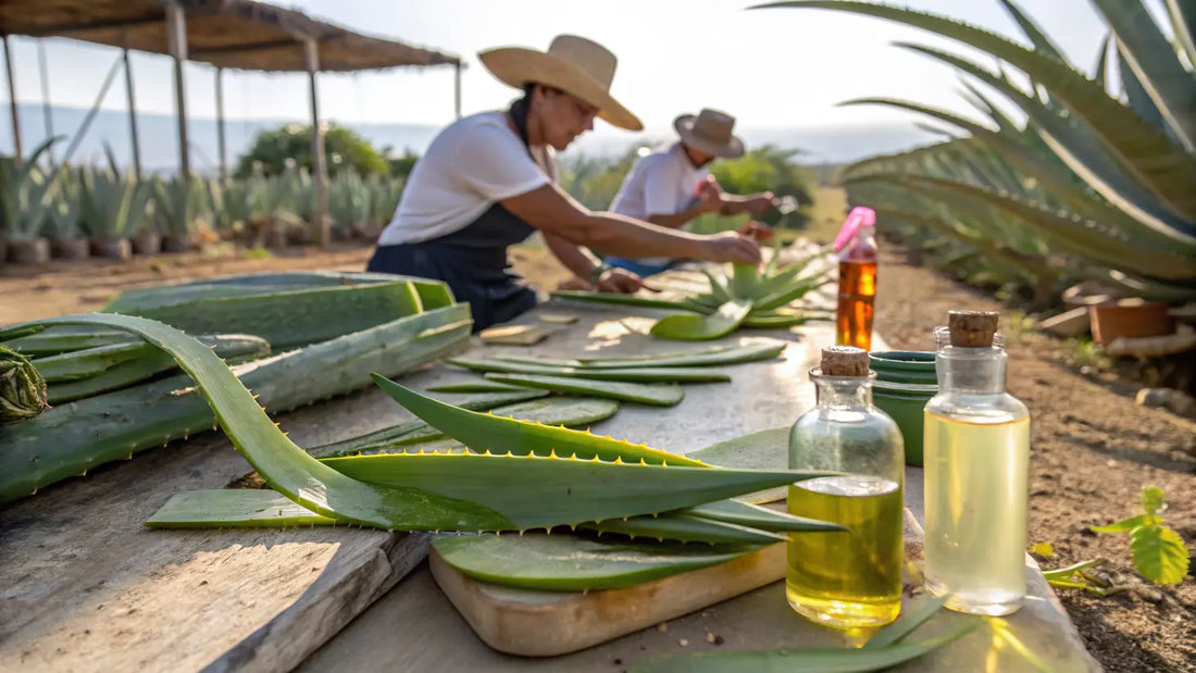 Alt text for the blog image:

Soins naturels bio à l'aloe vera d'Algarve, produits de skincare vegan écologiques made in Europe
