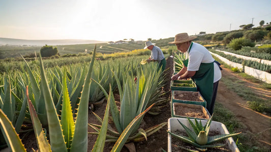 Alt Text: Gel de Aloe Vera Orgánico Portugués: Cosmética Natural Vegana para Cuidado Facial Ecológico
