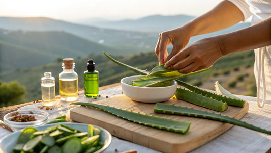 Alt-Texte en français pour l'image :

Soin Anti-Âge Bio à l'Aloe Vera : Gel Hydratant Naturel pour Peau Mature Éclatante et Raffermie
