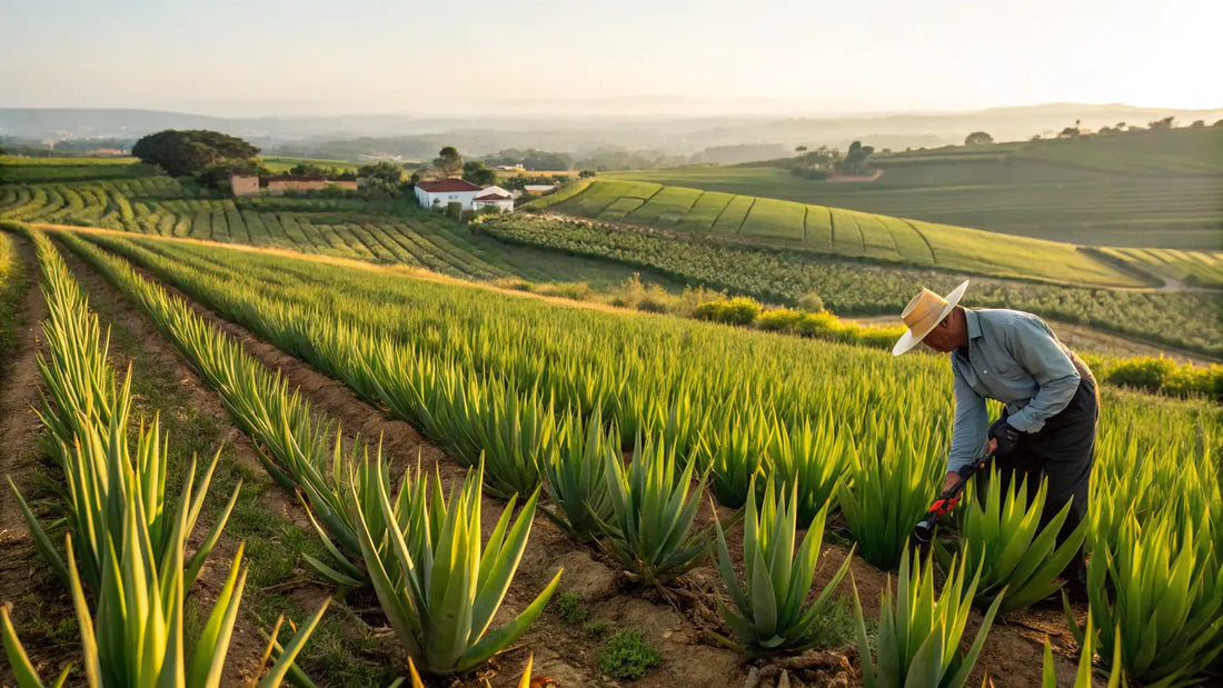 Aloegarve: Gel de Aloe Vera Orgânico do Algarve - Skincare Natural Português Tradicional
