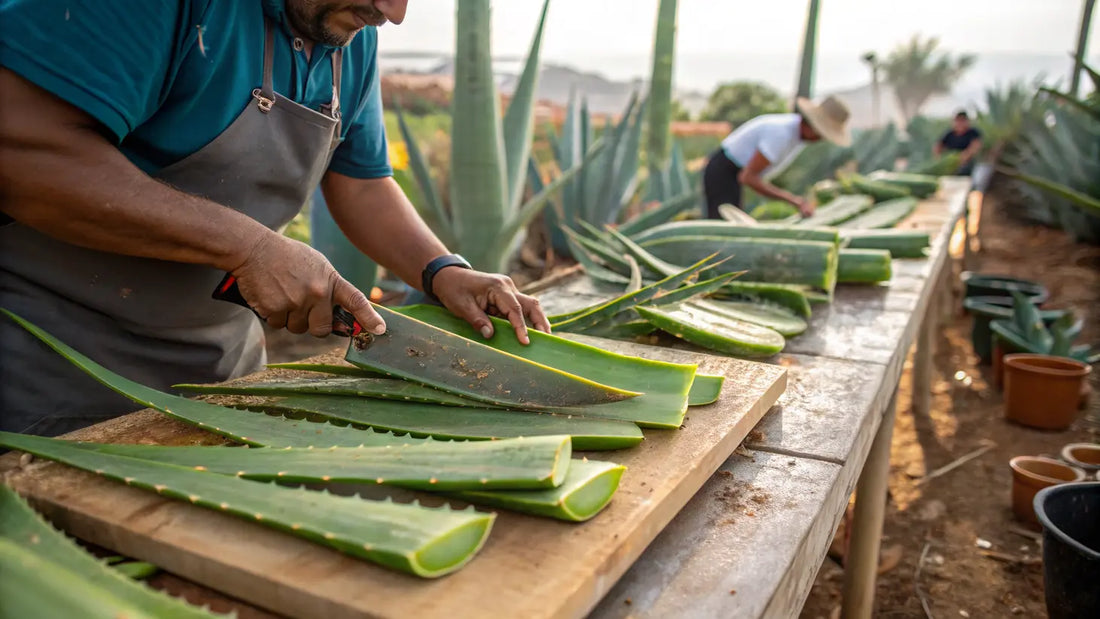 Aloe vera bio apaisant pour cuir chevelu sensible, hydratation naturelle et protection écologique
