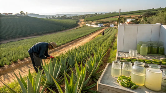 Gel de Aloe Vera Orgánico de Aloegarve: Hidratación Natural Portuguesa para Cuidado Facial Ecológico

