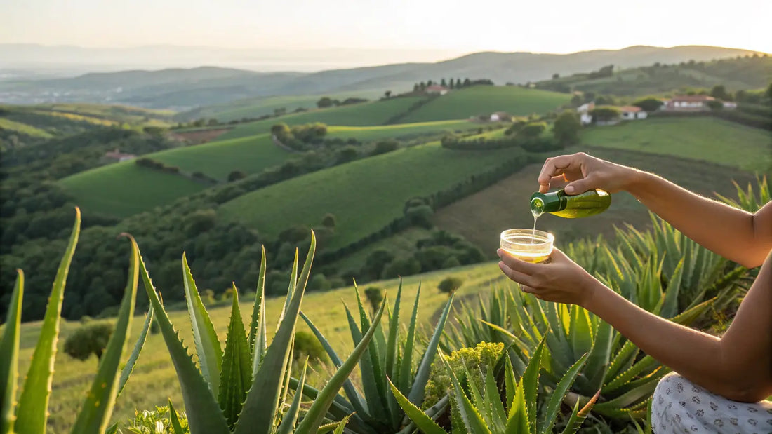 Jojoba Oil Balancing Skincare: European Vegan Aloe Vera Solution for Pore-Free Hydration
