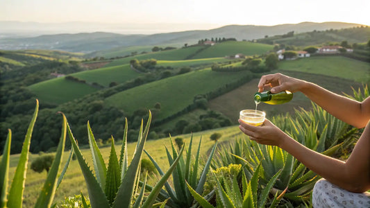 Jojoba Oil Balancing Skincare: European Vegan Aloe Vera Solution for Pore-Free Hydration
