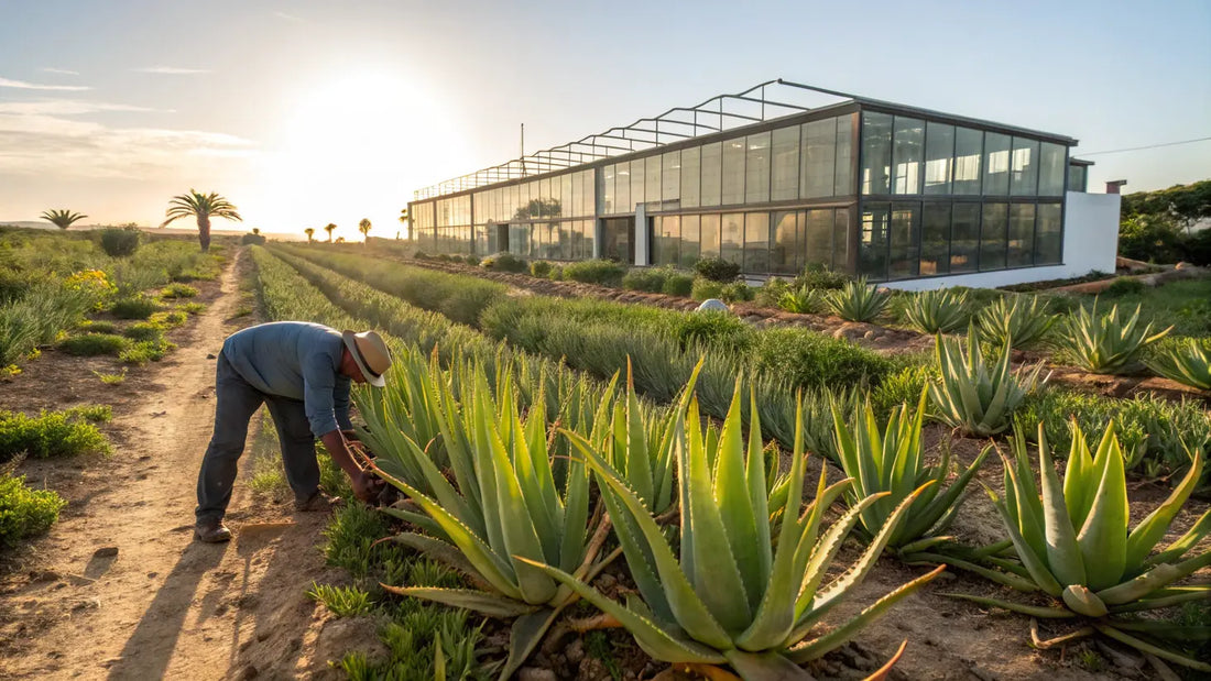 Alt-Text für das Blog-Bild:

Natürliche Aloe Vera Hautpflege von Aloegarve: Ganzheitliche Lösung für Akne und Hautalterung
