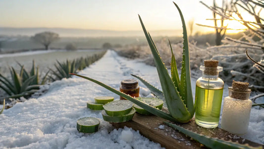 Winterschutz mit 200% Bio-Aloe Vera: Natürliche Hautpflege gegen Kälte und Windverbrennungen aus Portugal
