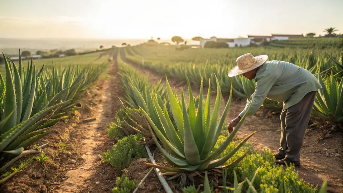 Natürliche Aloe Vera und Jojoba Öl Hautpflege aus Portugal - Bio, vegan, feuchtigkeitsspendend für strahlende Haut
