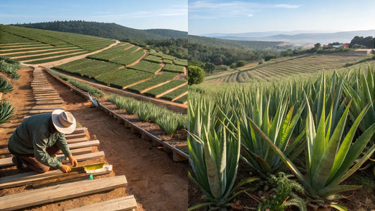 Organic Aloe Vera Skincare Fields in Portugal: Sustainable Harvest of Pure, Natural Botanical Ingredients
