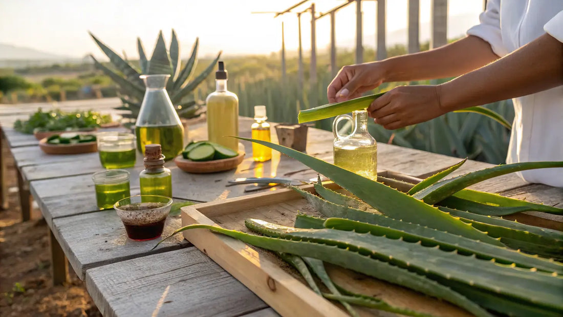 Máscara Nocturna de Aloe Vera Bio Orgánico Europeo para Regeneración Natural de Piel Sensible
