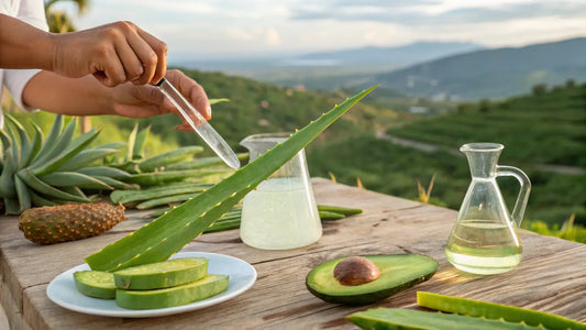 Alt text para imagem de produtos de Aloe Vera: Aloe Vera Orgânico Português | Cuidados Naturais com Pele | Solução Premium Contra Produtos Ineficazes
