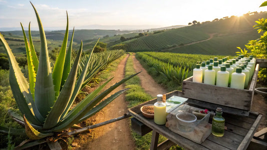 Aloe Vera Bio da Aloegarve: Pele Hidratada com Gel Natural Português Orgânico e Vegano
