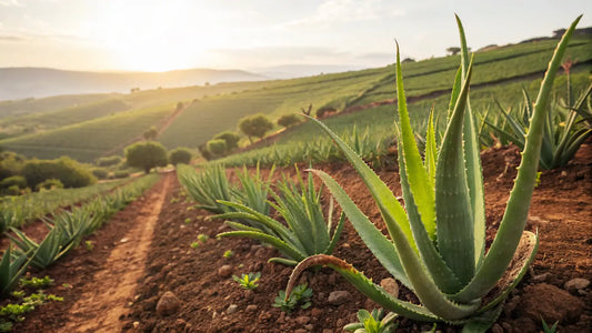 Discuss Aloegarve's commitment to sustainable agriculture and eco-friendly practices. Include details about their organic farming methods in the Algarve region.