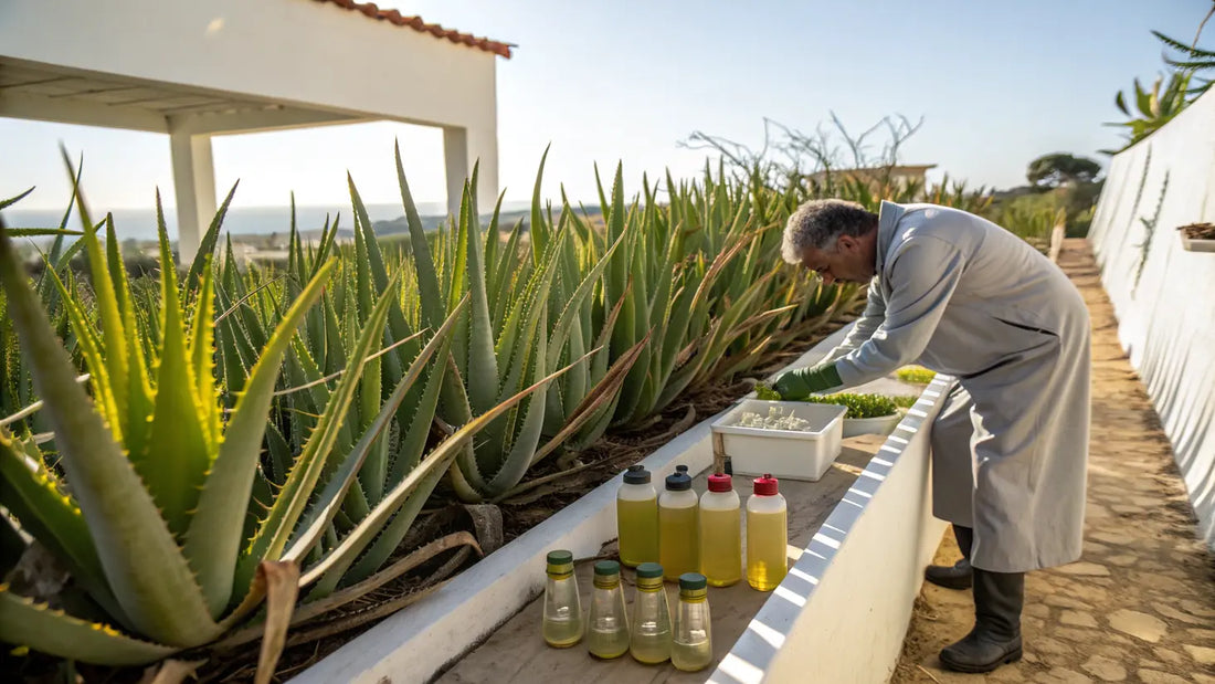 Organic Aloe Vera Skincare: Natural Solution for Acne, Aging, and Skin Renewal from Portugal
