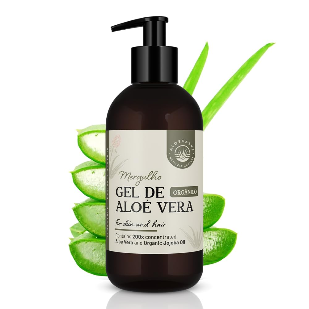 Natürliches Bio-Aloe Vera Gel mit Hyaluron für geschmeidige, strahlende Anti-Aging Hautpflege
