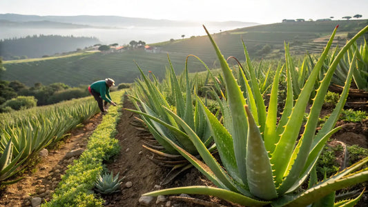 Aloe Vera Orgánico de Portugal: Crema Natural Hidratante para Piel Sensible y Radiante
