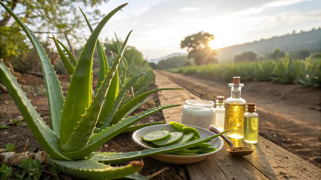 Aloe Vera Bio Pour Le Visage : Soin Hydratant Naturel Vegan Européen Éclatant
