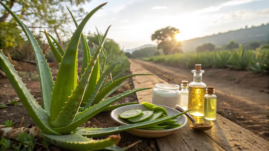 Aloe Vera Bio Pour Le Visage : Soin Hydratant Naturel Vegan Européen Éclatant
