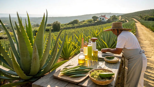 Alt text en español para la imagen:

Gel orgánico de aloe vera puro de Aloegarve, producto natural europeo para cuidado facial ecológico
