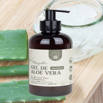 Organic Aloe Vera Gel From Portugal: Sustainable Skincare With Jojoba Oil & Hyaluronate
