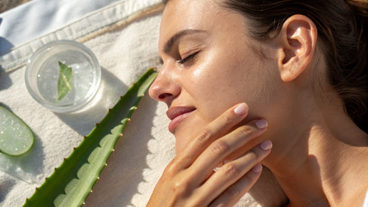 Aloe Vera Gel gegen trockene Heizungsluft im Büro
