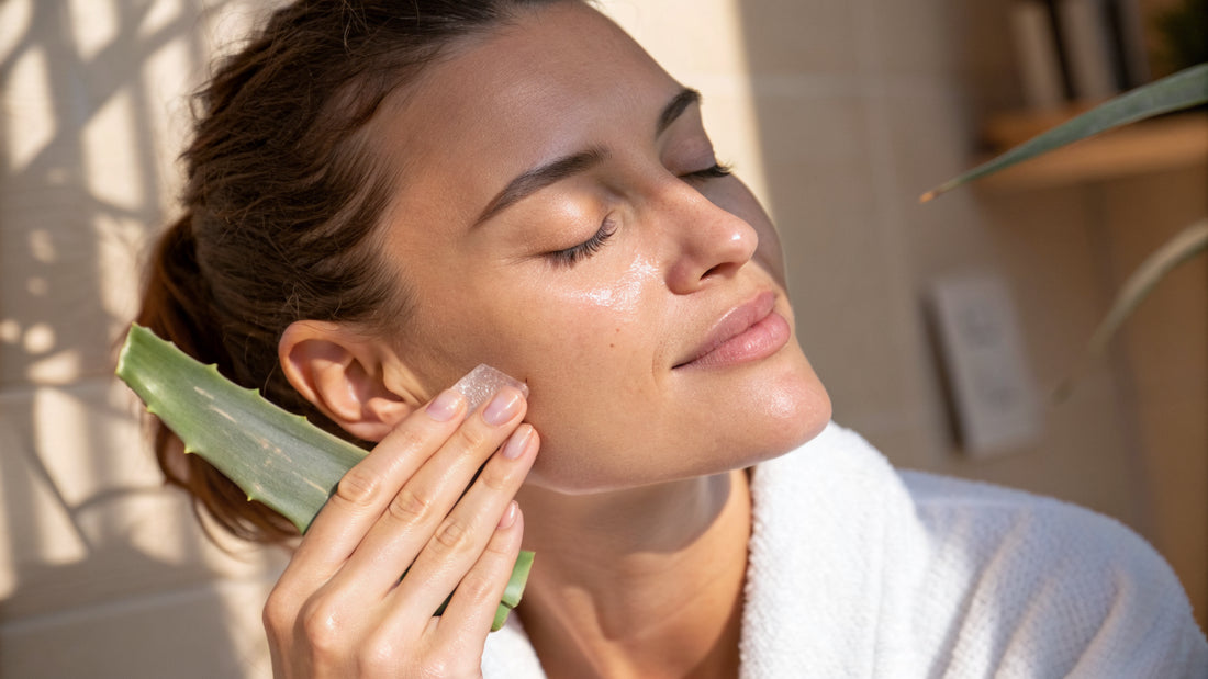 Aloe Vera Gel gegen trockene Heizungsluft: 4 Strategien für feuchte Haut im Büro