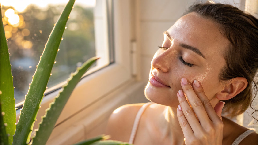 Calm Redness and Sensitivity with Organic Aloe Vera Skincare