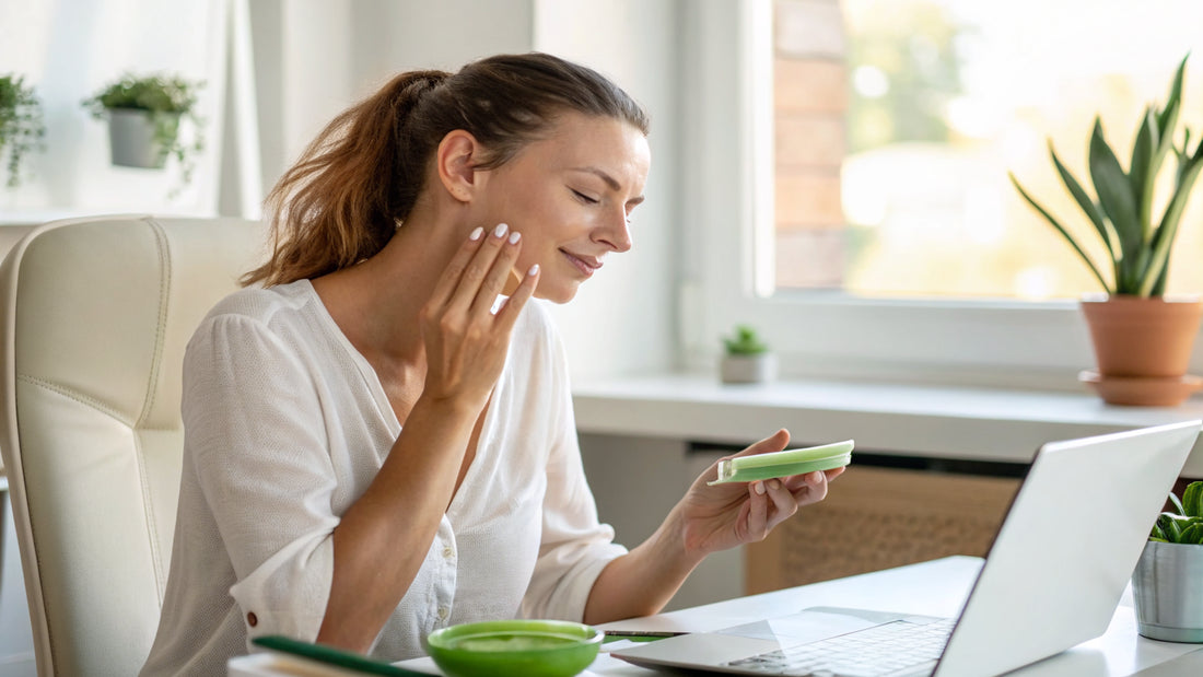 Aloe Vera Gel gegen trockene Haut im Büro: 3 Strategien gegen Heizungsluft