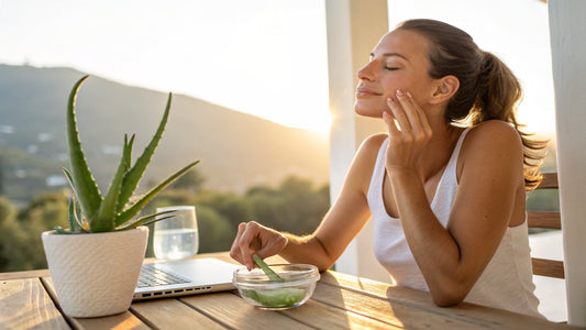 Aloe Vera Gel gegen trockene Heizungsluft im Büro: 3 praktische Tricks