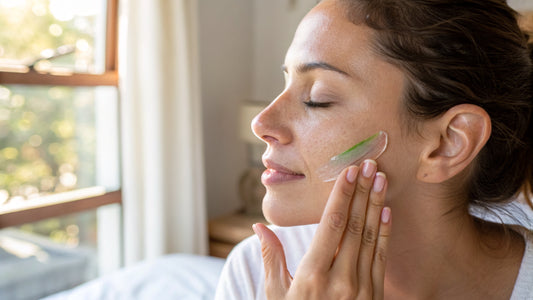 Aloe Vera Gel gegen trockene Heizungsluft im Büro