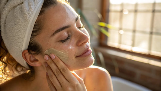 Máscara Facial Hidratante com Aloe Vera e Mel para Pele Seca