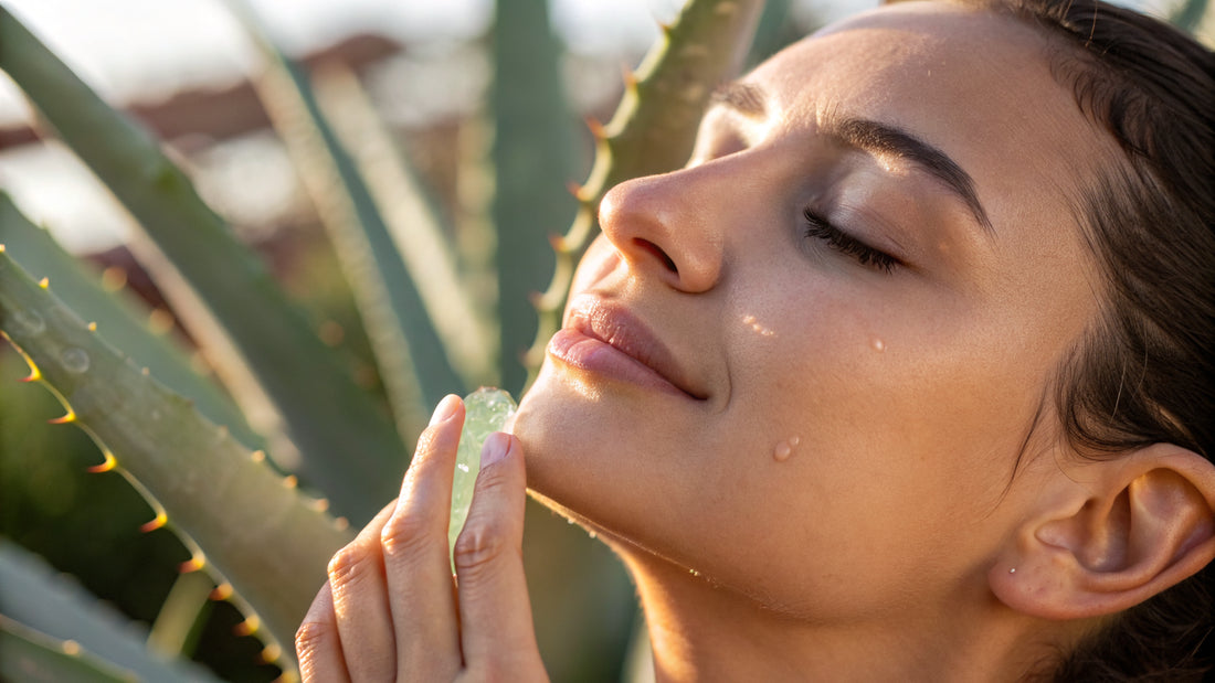Aloe Vera Gel gegen Heizungsluft: Feuchtigkeitspflege für trockene Büro-Haut