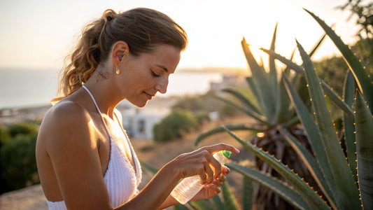 Loção Pós-Sol com Aloe Vera e Azeite: Recuperação Natural da Pele