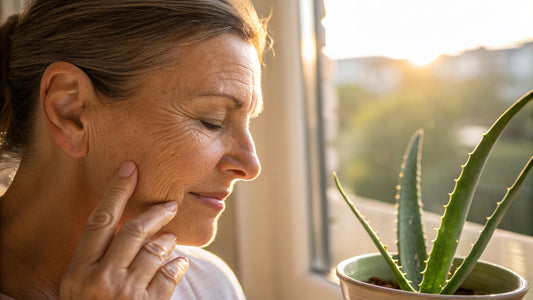 Concentrated Aloe Vera and Hyaluronic Acid for Anti-Aging Mature Skin