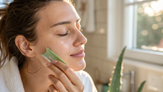 Aloe Vera Gel gegen trockene Heizungsluft im Büro