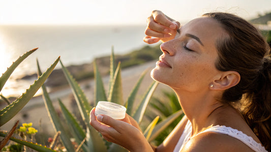 Organic Aloe Vera Gel with Jojoba Oil for Daily Skincare