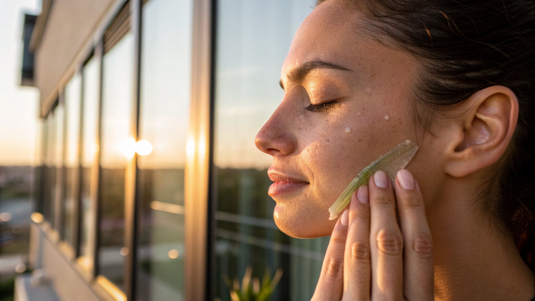 Aloe Vera Gel gegen trockene Heizungsluft: So bleibt deine Haut im Büro hydratisiert