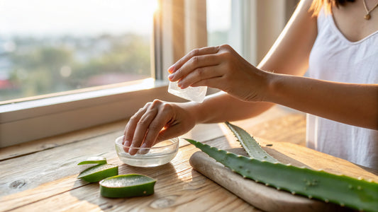 Aloe Vera Gel gegen Heizungsluft: Feuchtigkeitspflege für trockene Bürohat
