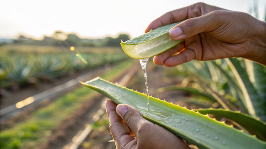Benefits of farm-to-skin aloe vera for natural, organic skincare