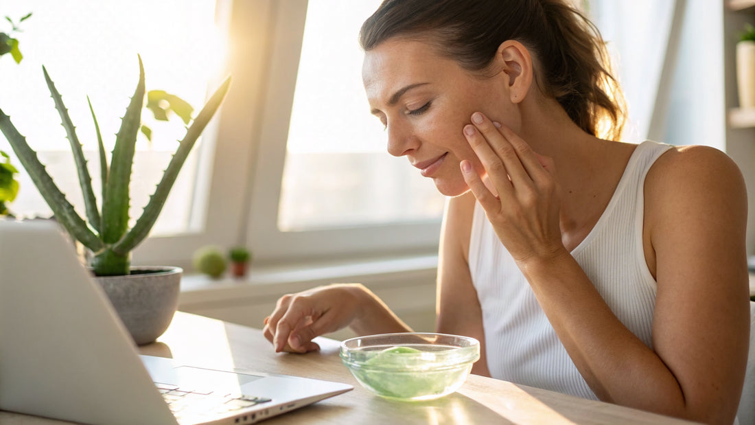 Aloe Vera Gel gegen trockene Heizungsluft: Feuchtigkeitsschutz für das Büro